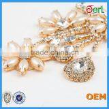 New Design! Rhinestone Memorial Crystal Personalized Ornaments for Wedding Dresses thumbnail-3