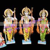 Marble Hindu God Ram Family Statue