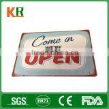 Instruction Tin Sign for the Door thumbnail-1