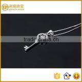 Unique Silver Cubic Zirconia Necklace Pendant Sets thumbnail-4