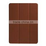 China Factory OEM Logo Three Floding Stand PU Leather Case Cover for Apple IPad Pro 9.7 thumbnail-2
