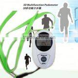 High Quality Gift Sports 3d Multifunctional g Sensor Pedometer Manual