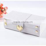 Chinese Factories Wholesale Custom Luxury Leather Jewelry Box, Portable Beautiful Gift Box