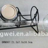 Glass Transparent Jar Used for Food