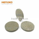 sintered SS stainless steel porous disk for INFILTROMETER