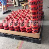 Brady 91100 500' Length, 3" Width, Black On Yellow Color Reinforced Barricade Tape,legend "caution" thumbnail-1