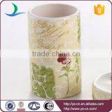 Luxury Ceramic Bathroom Accessory Toilet Brush Holder For Hotel thumbnail-3