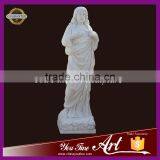 Hand Made White Marble Jesus Statue thumbnail-2