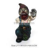 2015 Wholesale Halloween Holiday Polyresin Zombie Decoration thumbnail-5