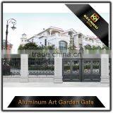 2017 Latest Gate Design Security Aluminum Fence Wall and Main Gate thumbnail-5
