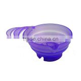 Hair Color Mixing Bowls in Rainbow Colours