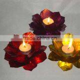 Designer Tea Light Candle Holders,Flower Shape Iron Tea Light Candle Holders,Iron T Light Candle Holders,Metal Flower Shapes thumbnail-1