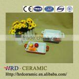2014 Hot Sale Square Shape Color Ceramic Bakeware thumbnail-1