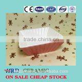 Stocked New Style Restaurant Square Ceramic Plates Dishes / Salad Bowl thumbnail-1