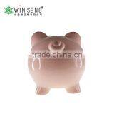 Hot Sales Cheap Ceramic Pink Piggy Bank for Promotional Gifts thumbnail-2