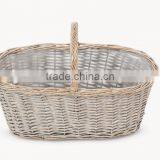 Willow Material Cheap Hand Woven Wire Kitchen Hamper Basket thumbnail-4