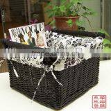 Lucky Weave Home and Garden Rattan Basket With Liner thumbnail-2