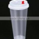 PP Cup Plastic Cup 600ML Transparent Drink Cup Disposable Cup Injection With Lid thumbnail-2