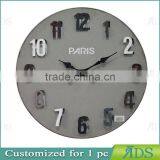 Big Antique Black Factory Wall Clock thumbnail-5