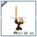 Chinese Poly Resin Wholesale Best Seller Bird and Twig Candle Holder thumbnail-1