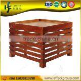 New design supermarket wood fruit and vegetable promotion table