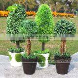 GNW GP006 Plastic Cool Bonsai Plants Artificial Green Trees Plant Home Garden Landscaping