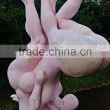 High Quality Outdoor Decoration Resin Craft Life Size Erotic Statues thumbnail-6