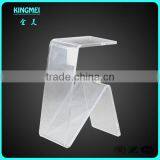 KM-LP18 High Quality Modern Round Shape Crystal Clear Acrylic Coffee Chair for Shop thumbnail-6