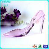 Fashion Crystal Craft Gift Crystal High-heeled Shoes thumbnail-1