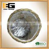 Eco-Friendly Rattan Round Shape Garden Planter Flower Pots thumbnail-5