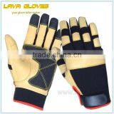 Super Comfort Non Slip Deerskin Leather Protective Gloves thumbnail-3