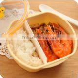 New Kawaii Cute Small Lunch Box, "Bento" Plastic 2pcs Set,CUSTOM Hot New Product for 2015 Made in China thumbnail-1