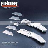 Folding Liner-lock Stainless Steel Utility Knife thumbnail-1