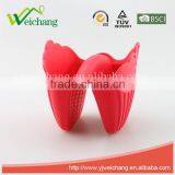 WCMJ 08 Heat Resistant Cooking Barbecue Grill Gloves Oven Mitt Silicone Pot Holders thumbnail-5