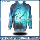 High Quality Sublimated Slim Fit Custom Mens Hoodies Sweatshirts Clothing thumbnail-2