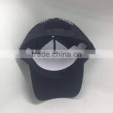 5 Panel Cap With Custom Embroidery Patch Black Hat thumbnail-6