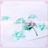 Creative Ligh Blue Color Star Shape Paper Clip in Transparent Box 12pcs/box thumbnail-4