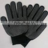 GZY 2015 White and Black Nylon Anti-skid Dotted Gloves thumbnail-3