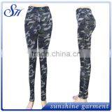 Custom Women Fitness Sports Leggings With Camo 2017 Spot Drill Design thumbnail-3