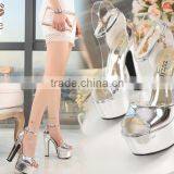 Zm50324b Summer New Style Chunky Heels Ladies Sandal 14cm Women Shoes High Heels thumbnail-5