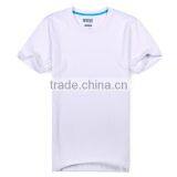 2017 Garment Factory Customized Your Own Brand Design Plain Color 95% Cotton 5% Spandex Private Label High Quailty Men T-shirts thumbnail-6
