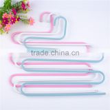 2017 low price Heavy Duty PVC coated Metal Wire Hangers for Clothes hangers