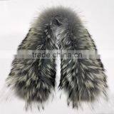 Myfur Real Animal Fur Raccoon Fur Made High Quality Fur Collar Hooded for Winter Garment thumbnail-3