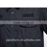 Juqian Wholesale Customized High Quality Short Sleeve 2 Piece Black Engineer Mens Security Uniforms thumbnail-5