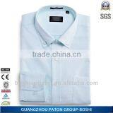 Custom Logo Mans Contrast Collar Dress Shirt Of Long Sleeve thumbnail-5