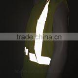 ANSI High Visibility Sleeveless 3M8710 Heat-transfer Reflective Tape Protective T-shirt thumbnail-4