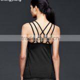 Women's Cross-belt Sports Vest Wholesale Fashion Tank Top in Guangzhou thumbnail-3