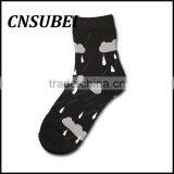 Customized Men and Women Student Cartoon Weather Rain Popular Candy Color Cotton Socks thumbnail-2