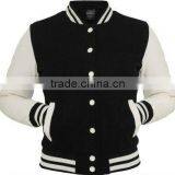 Urban Classics Ladies Ladies Oldschool College Jacket Transitional Jacket Black White thumbnail-1