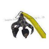 Komatsu Rotating Excavator Grapple Excavator Spare Parts Flower Petal Shaped 45 Ton